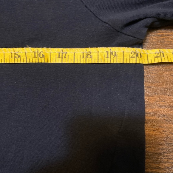 JJill Navy 3/4 Sleeve Tshirt, 100% Cotton, Medium - Picture 4 of 4